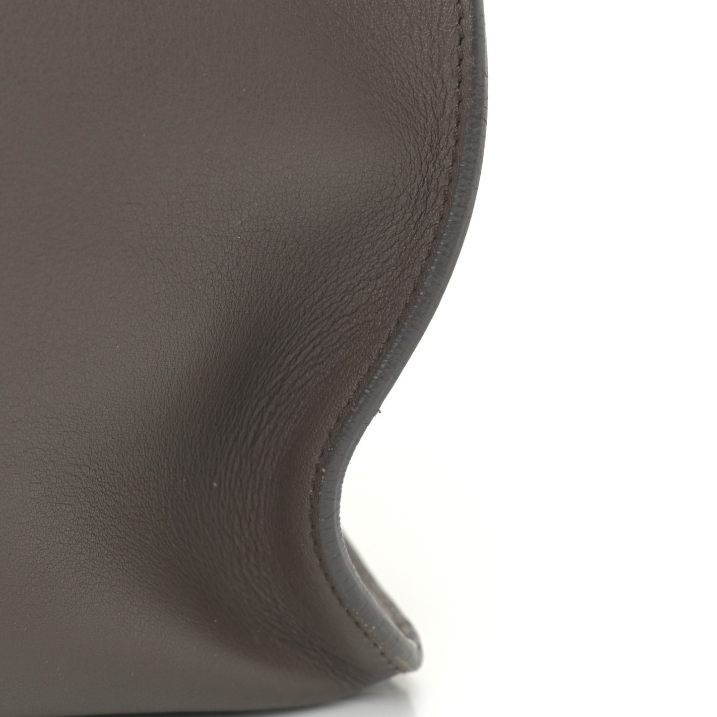 Calfskin Small Classic Y Cabas Gray