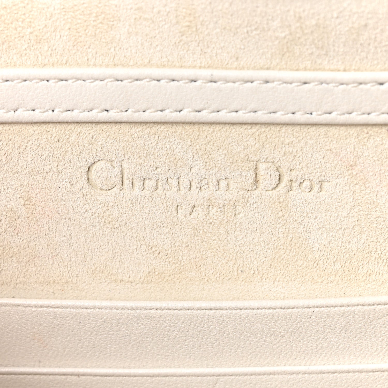 Christian Dior Metallic Patent Studded Diorama Top Handle Wallet on Chain Pouch Silver 7 of 11