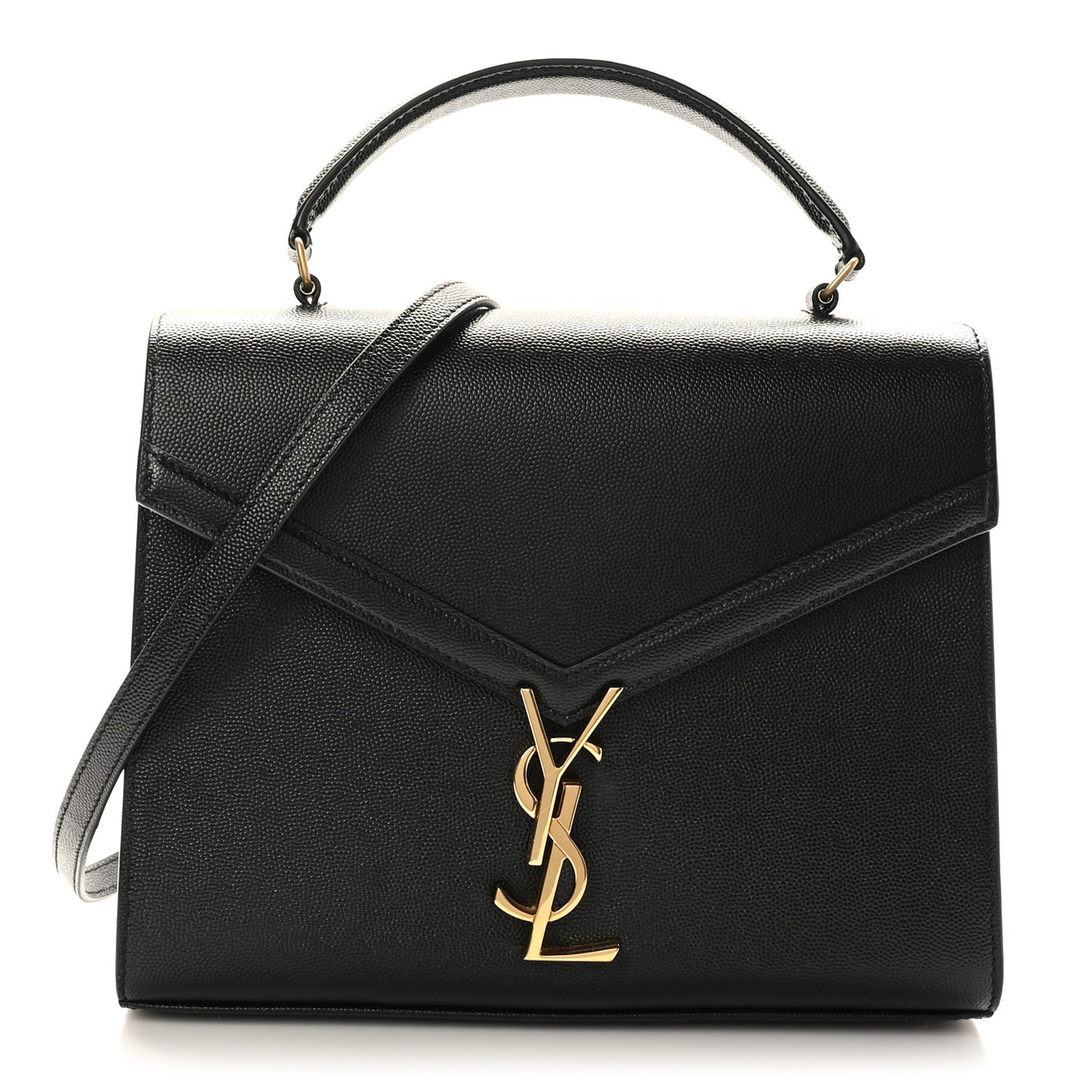 Grain de Poudre Medium Classic Monogram Cassandra Top Handle Black