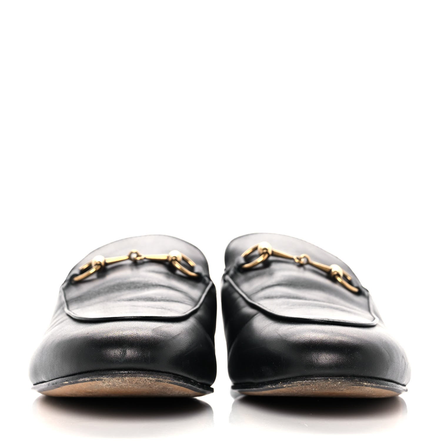 Gucci Calfskin Womens Princetown Slippers 39.5 Black 2 of 9