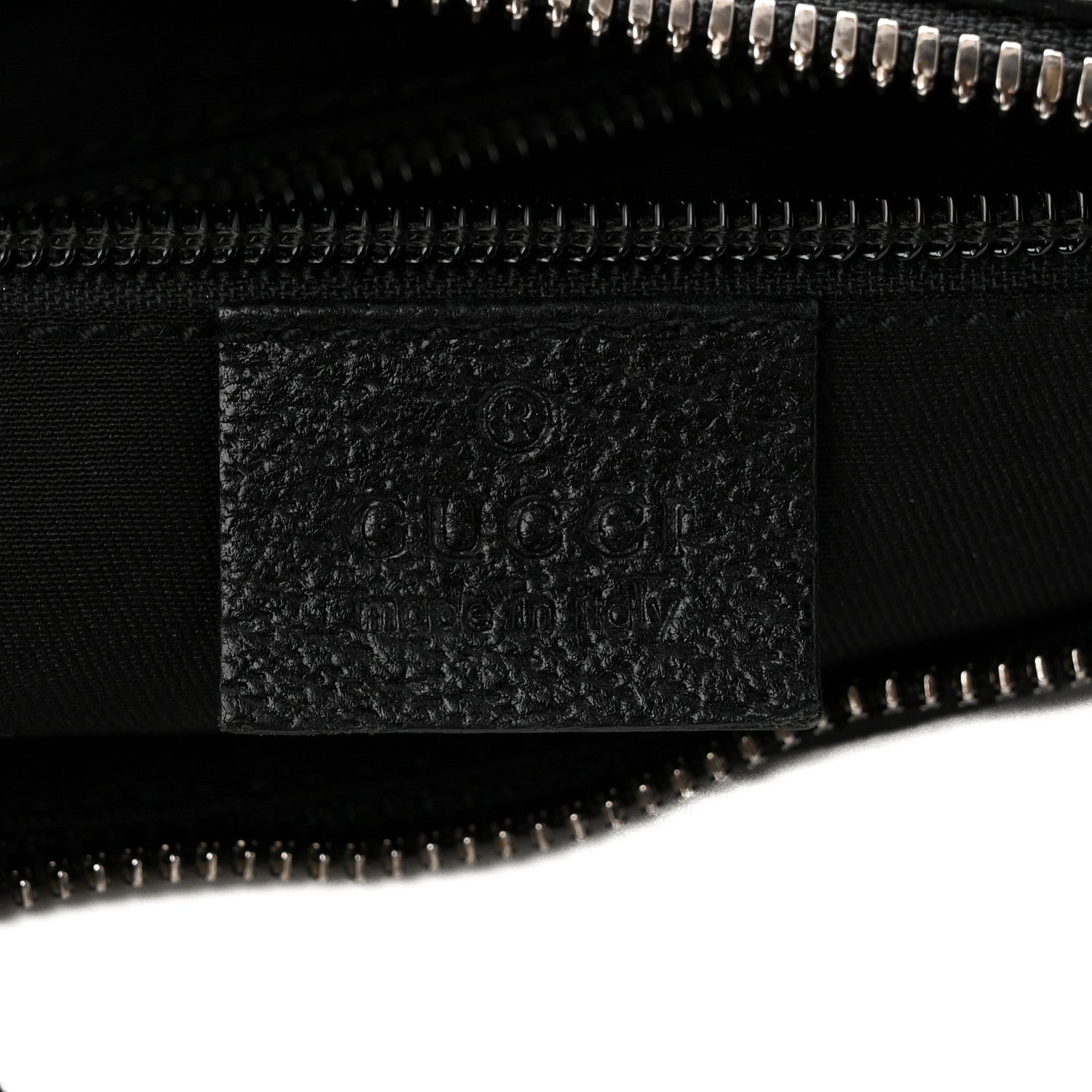 Gucci Monogram Medium Half Moon Hobo Black 6 of 10