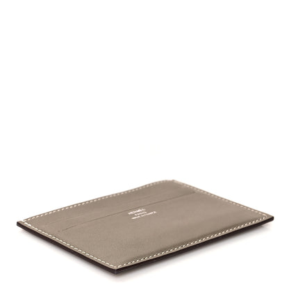 Hermes Swift Citizen Twill Card Case Etoupe 4 of 8