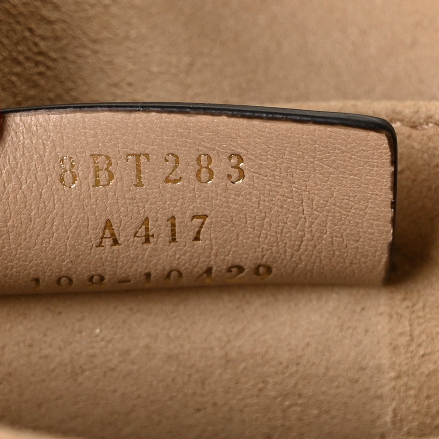 Vitello Liberty FF 1974 Embossed Kan I Shoulder Bag Fragola