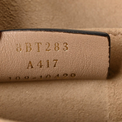 Fendi Vitello Liberty FF 1974 Embossed Kan I Shoulder Bag Fragola 7 of 15