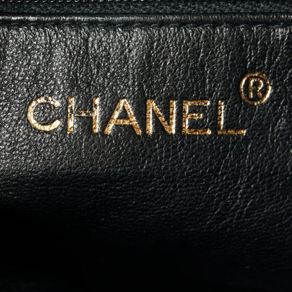 Chanel Lambskin Quilted Tassel Flap Camera Case Black 6 of 11