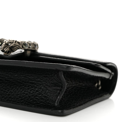 Gucci Calfskin Super Mini Dionysus Shoulder Bag Black 9 of 9