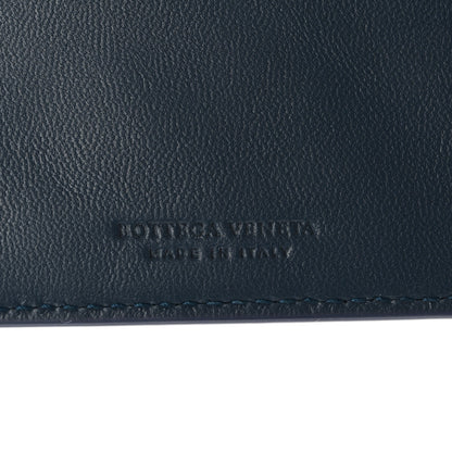 Bottega Veneta Nappa Intrecciato Bi-Fold Wallet Denim 6 of 8
