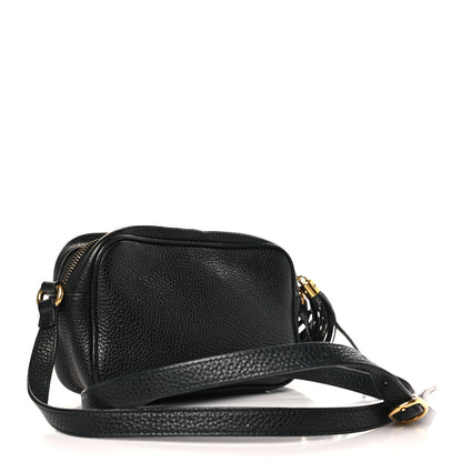 Gucci Pebbled Calfskin Mini Soho Disco Bag Black 3 of 9