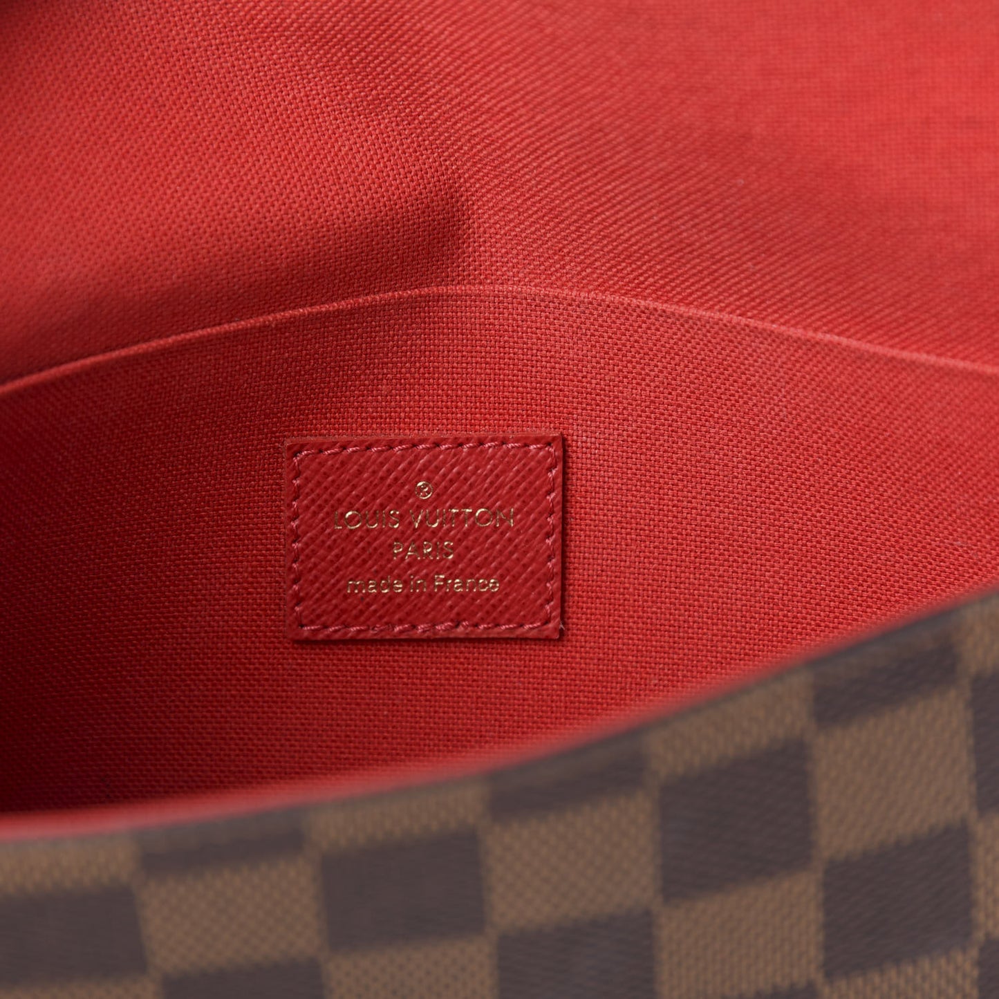 Damier Ebene Pochette Felicie Chain Wallet