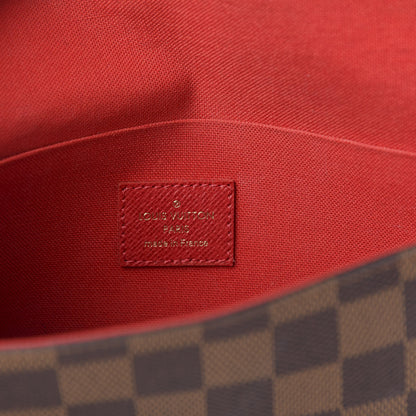 Louis Vuitton Damier Ebene Pochette Felicie Chain Wallet 12 of 15