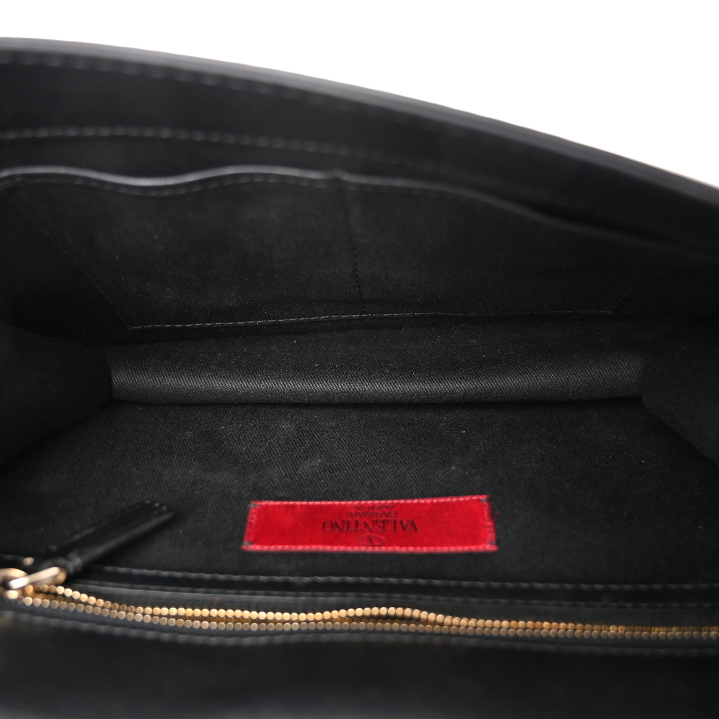 Vitello Medium Glam Lock Rockstud Flap Black