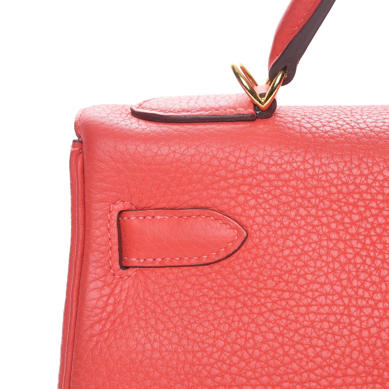 Hermes Taurillon Clemence Kelly Retourne 28 Rouge Pivoine 25 of 28