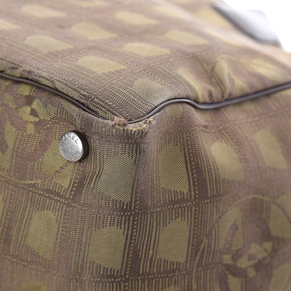 Chanel Nylon Medium Travel Tote Khaki 15 of 15
