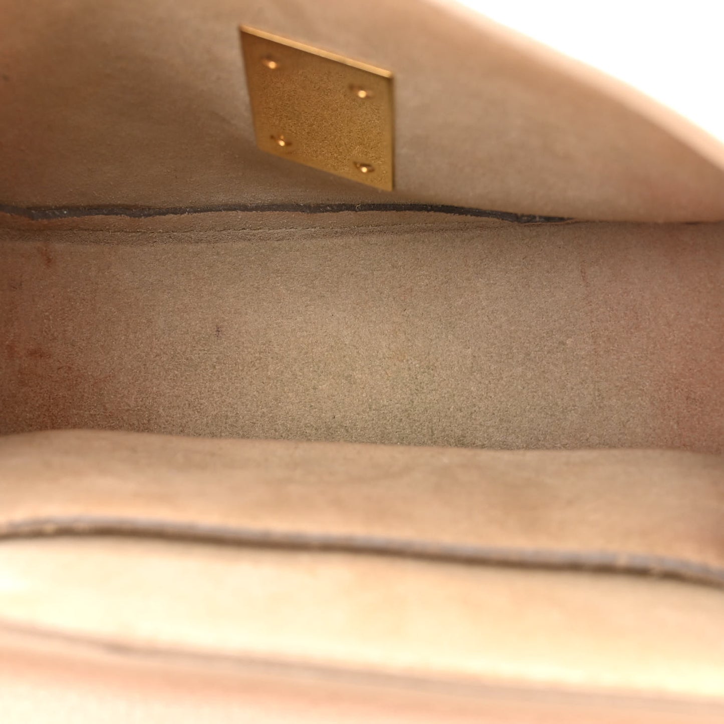 Grained Lambskin Mini Drew Shoulder Bag Abstract White