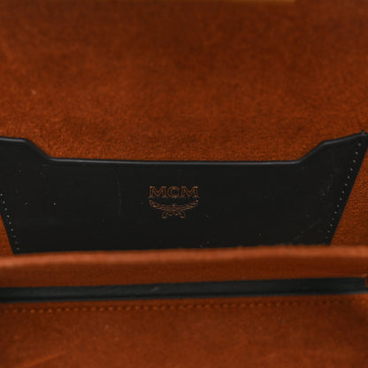 MCM Odeon Calfskin Small Berlin Crossbody Black 6 of 9