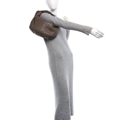Bottega Veneta Nappa Intrecciato Teen Jodie Hobo Taupe Grey 2 of 11