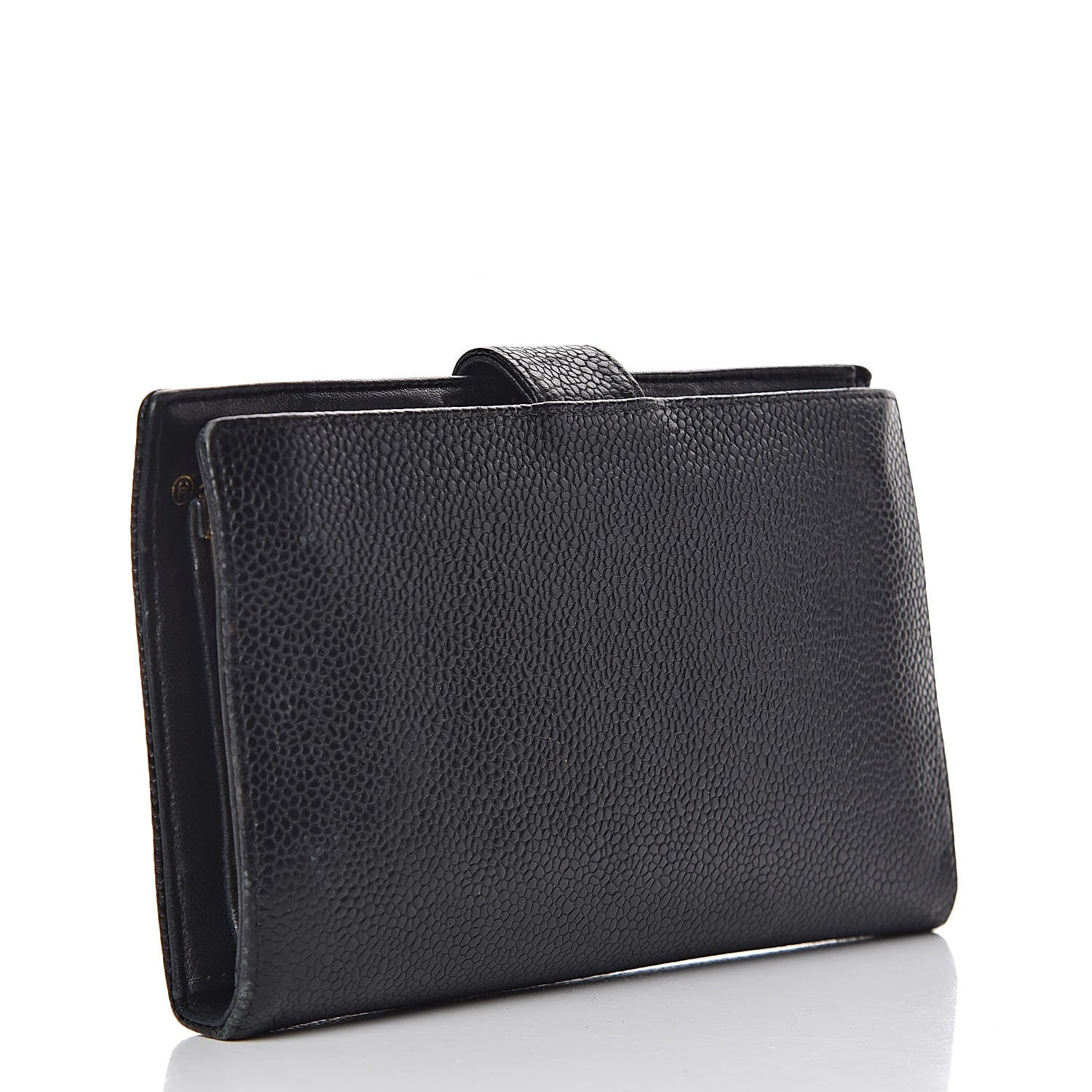 Chanel Caviar Timeless CC French Wallet Black 3 of 11