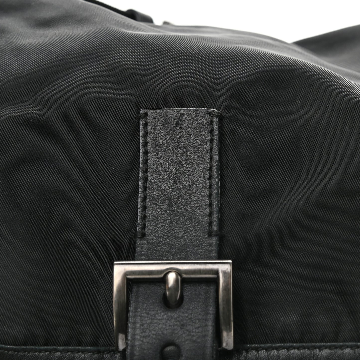 Tessuto Nylon Vela Messenger Bag Black