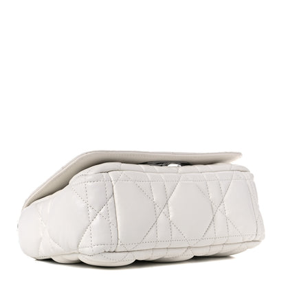Christian Dior Lambskin Cannage Small Caro Bag Ivory 4 of 10