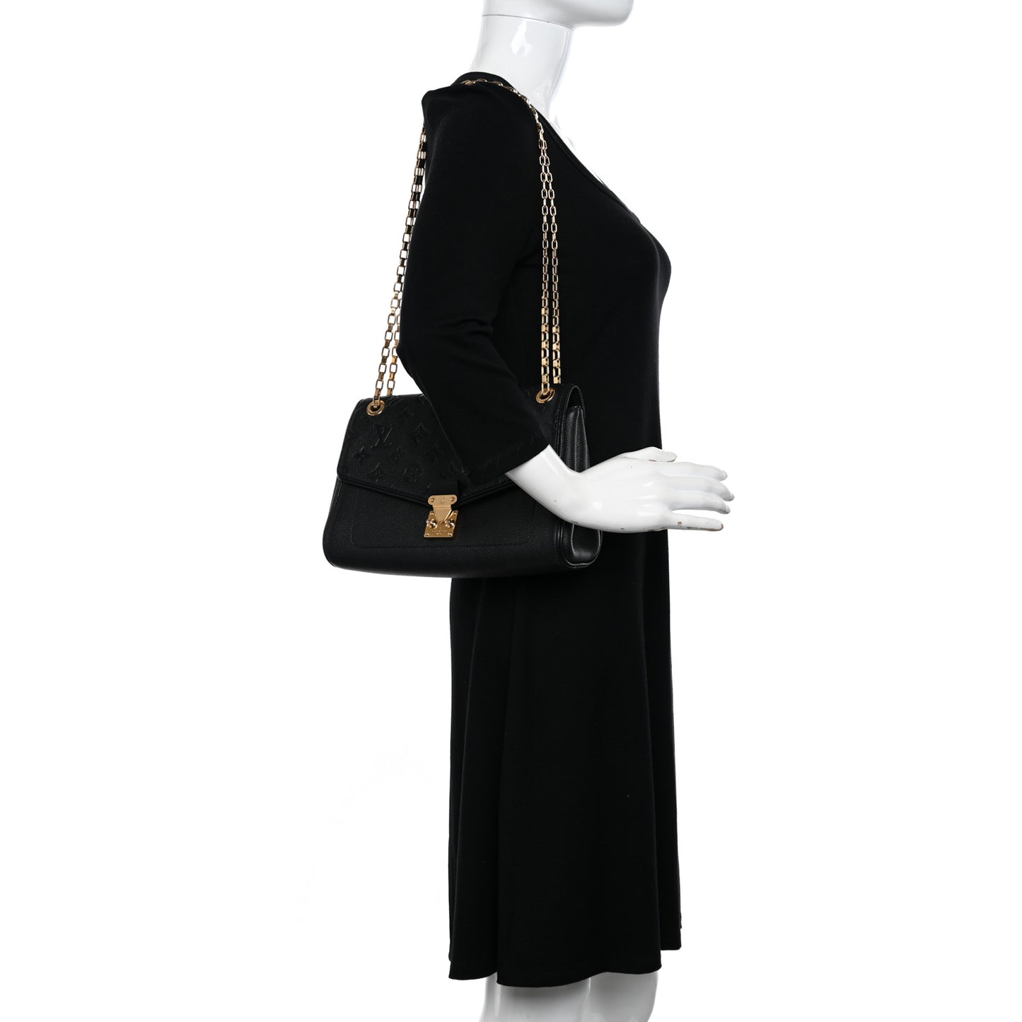 LOUIS VUITTON Empreinte Saint Germain PM Black