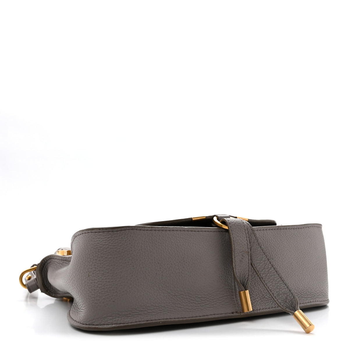 Calfskin Small Marcie Satchel Cashmere Grey