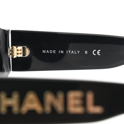 Chanel Acetate Round Sunglasses 5410-A Black 7 of 8