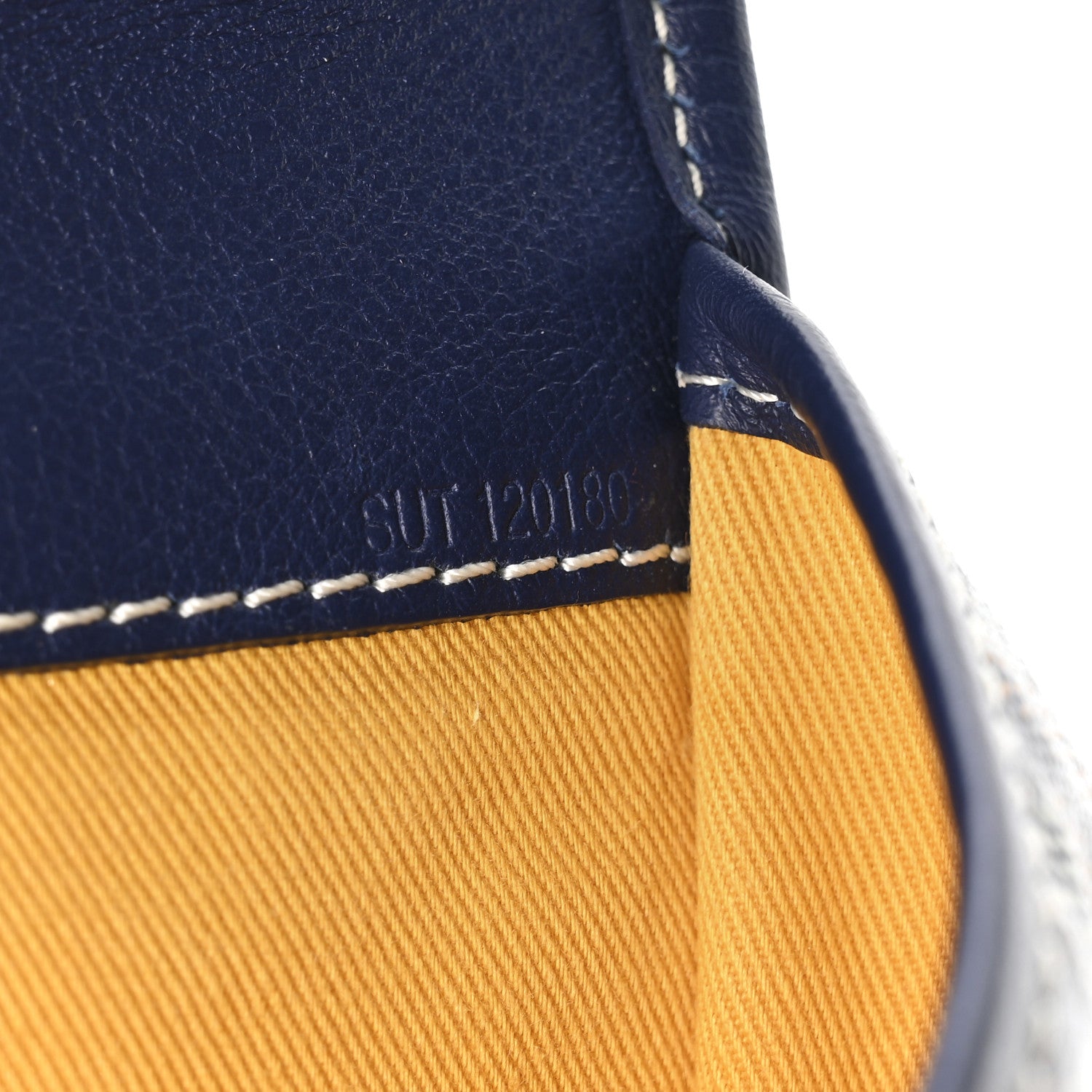 Goyard Goyardine Saint Leger Soft Briefcase Backpack Navy 7 of 10