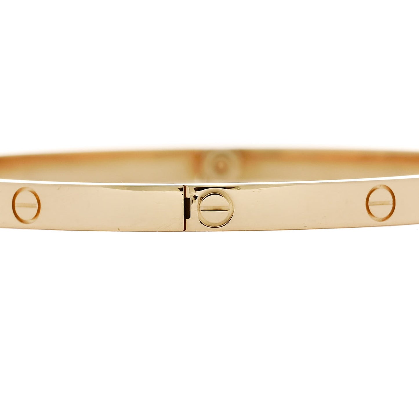 18K Yellow Gold Small LOVE Bracelet 17