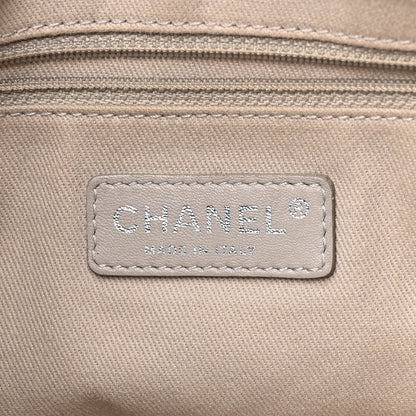 Chanel Caviar Quilted Easy Zip Tote Cobalt Blue 6 of 12
