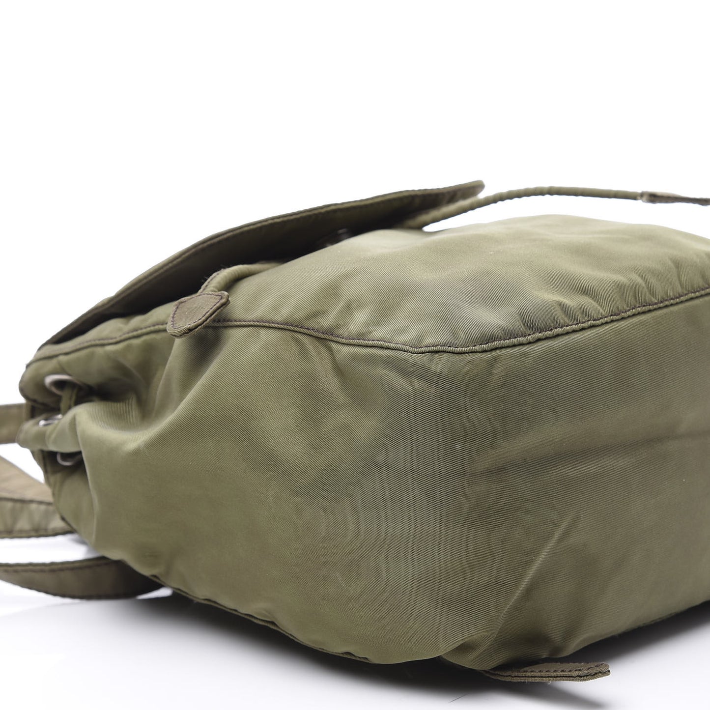 Nylon Vela Mini Cinch Backpack Green