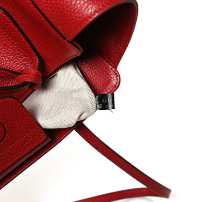 Gucci Dollar Calfskin Small Swing Tote Red 7 of 15