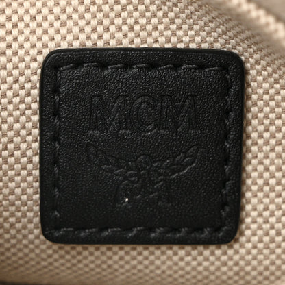 MCM Vintage Jacquard Monogram Crossbody Bag Grey 6 of 9