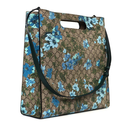Gucci GG Supreme Monogram Blooms Embroidered Medium XL Tote 2 of 12