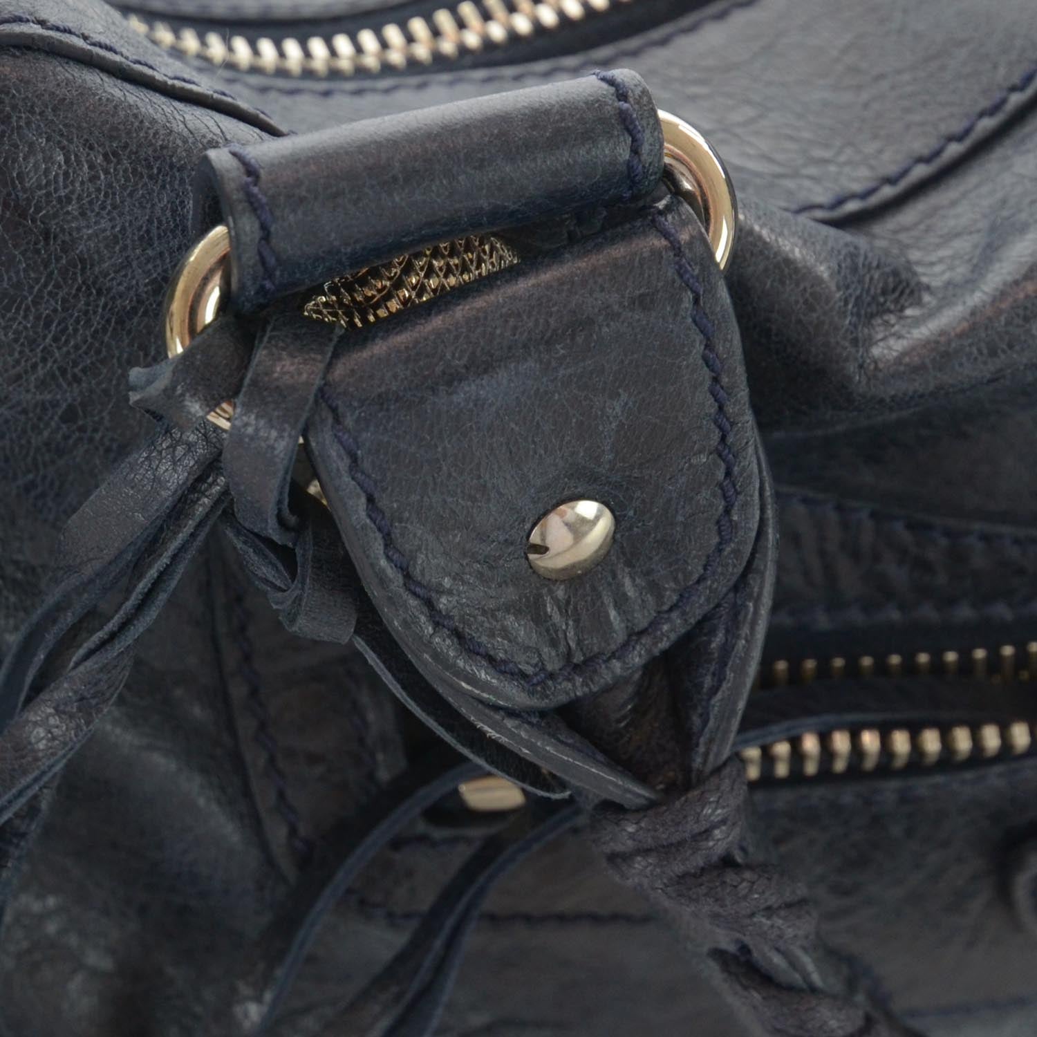Balenciaga Agneau Giant 21 Silver Hardware Work Dark Night 4 of 8