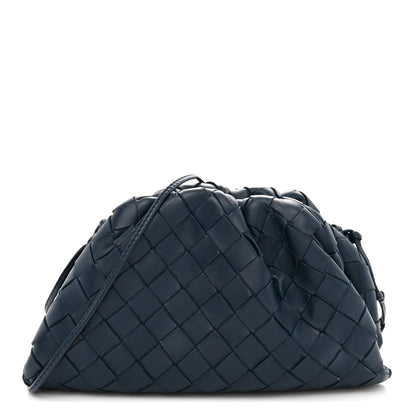Bottega Veneta Nappa Intrecciato The Mini Pouch  Deep Blue 1 of 12