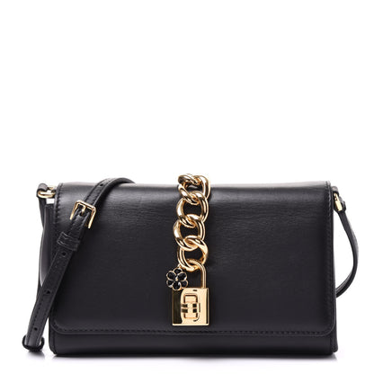 Dolce & Gabbana Calfskin Crossbody Bag Black 1 of 8