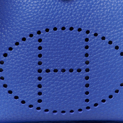 Hermes Taurillon Clemence Evelyne TPM Bleu Electrique 8 of 10