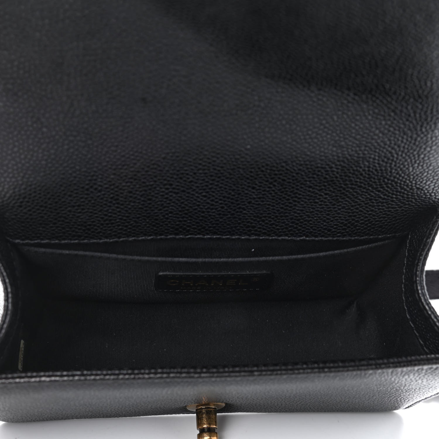 Chanel Caviar Quilted Small Boy Flap Black 5 of 9