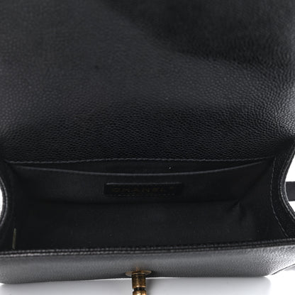 Chanel Caviar Quilted Small Boy Flap Black 5 of 9