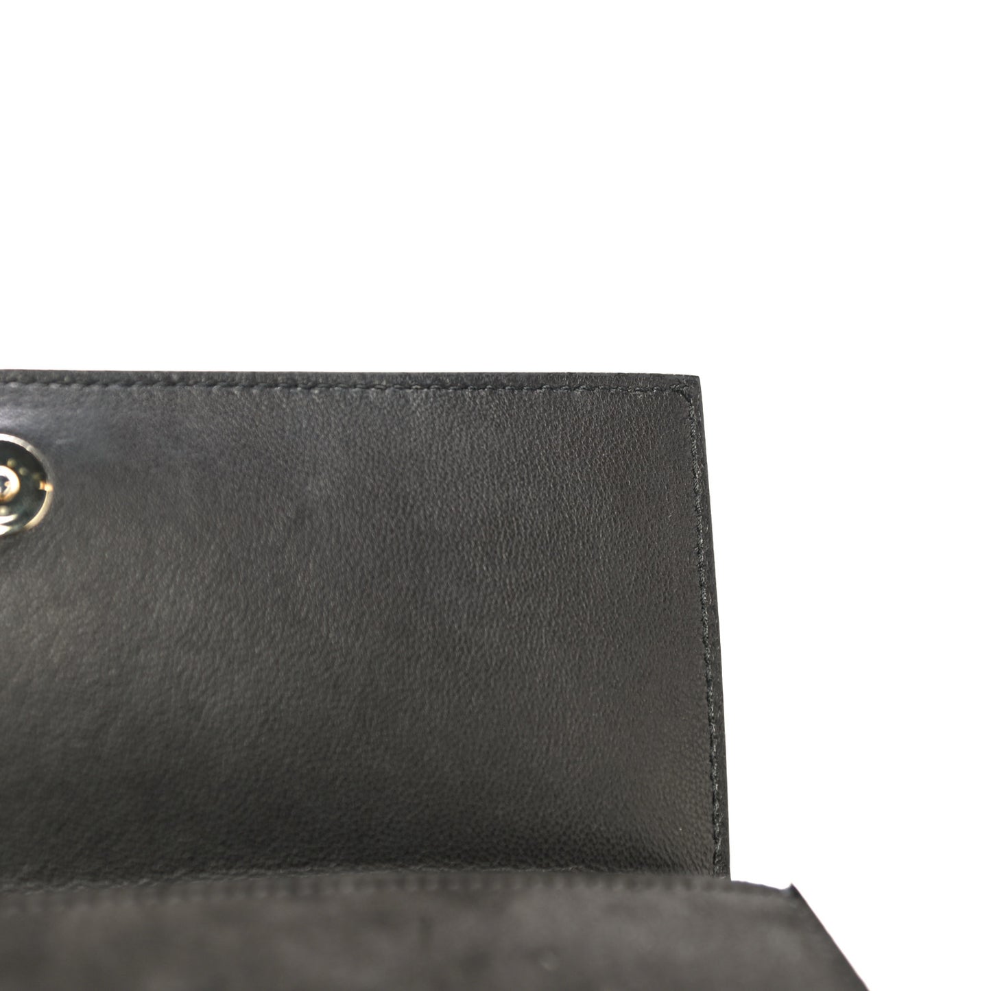 Patent Suede Fie Clutch Black