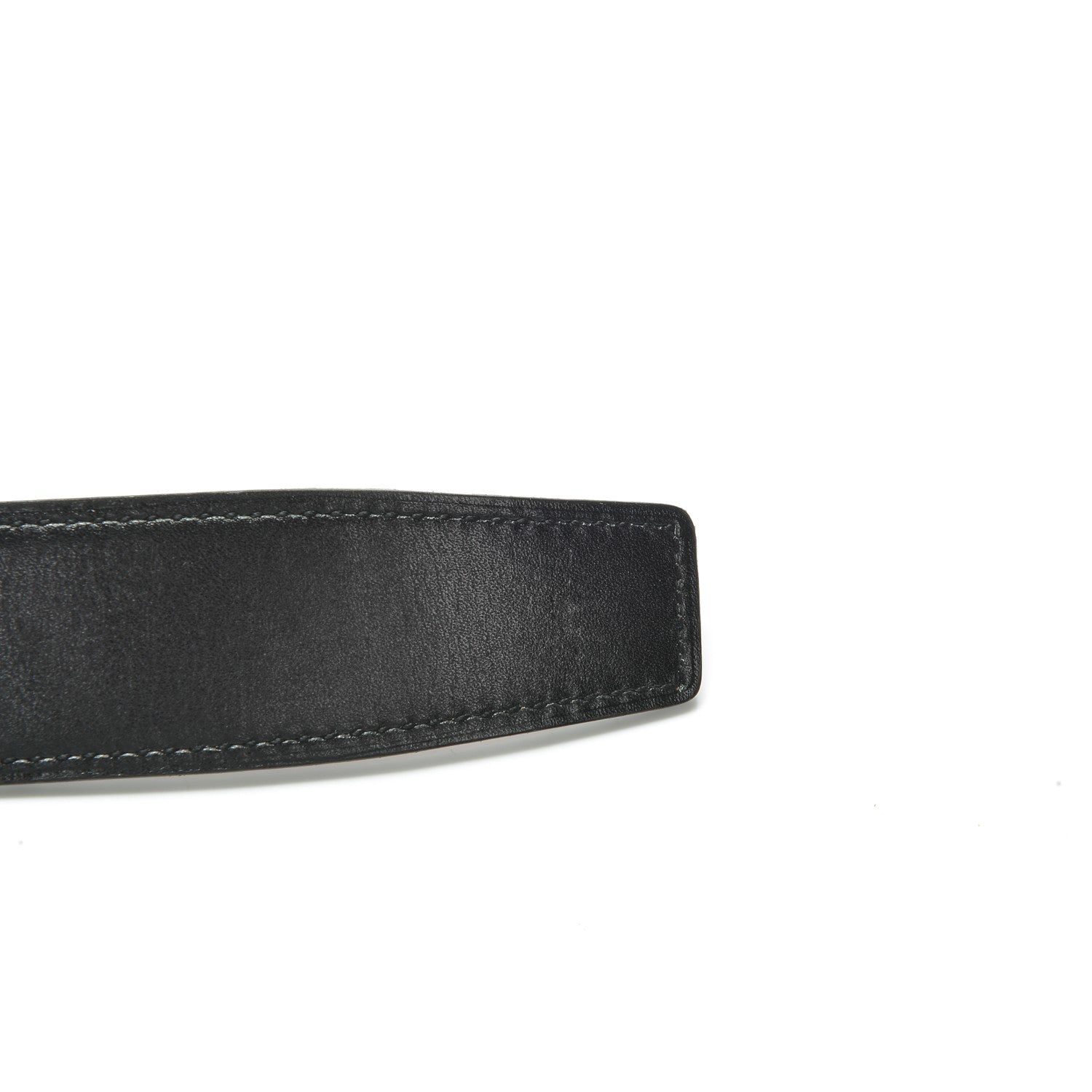 Hermes Box Togo 32mm Belt Strap 90 Black Gold 8 of 8