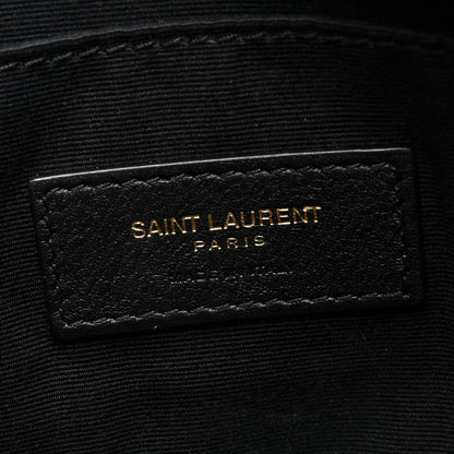 Saint Laurent Grain De Poudre Monogram Belt Bag Black 6 of 9