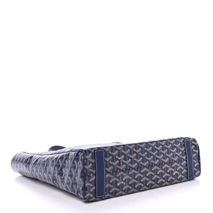 Goyard Goyardine Voltaire III Tote Navy 3 of 4