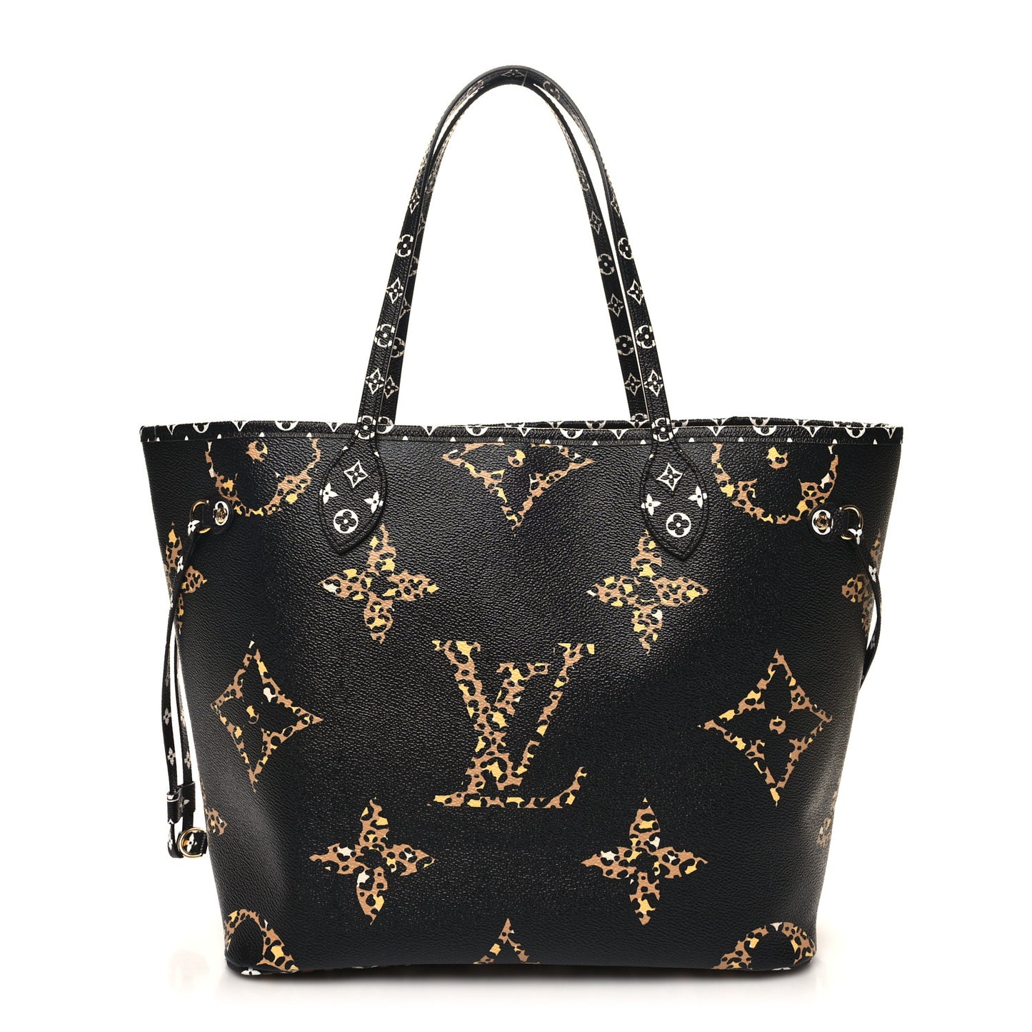 Monogram Giant Jungle Neverfull MM Black