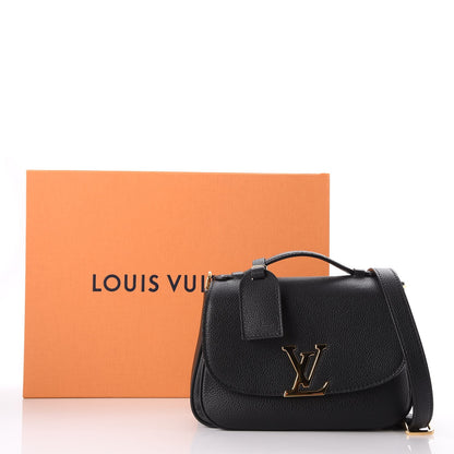 Louis Vuitton Grained Calfskin Vivienne NM Black 8 of 8