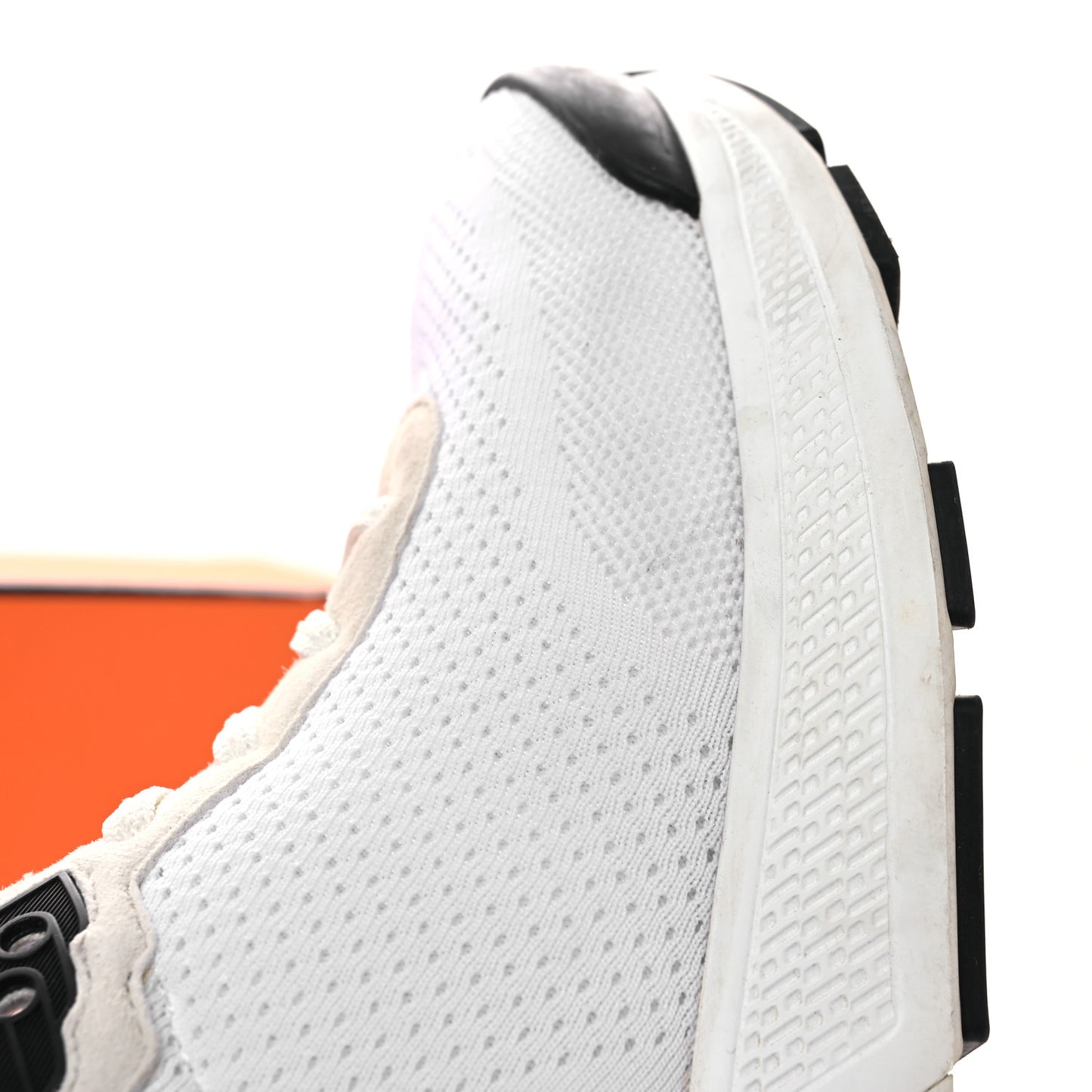 Technical Knit Suede Heros Sneakers 37.5 White