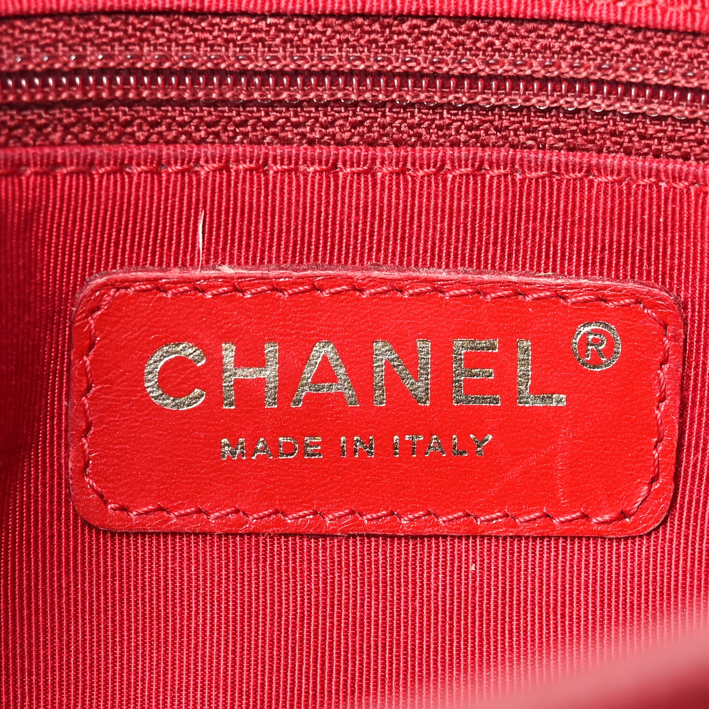 Caviar Quilted Small Bowler Dark Red