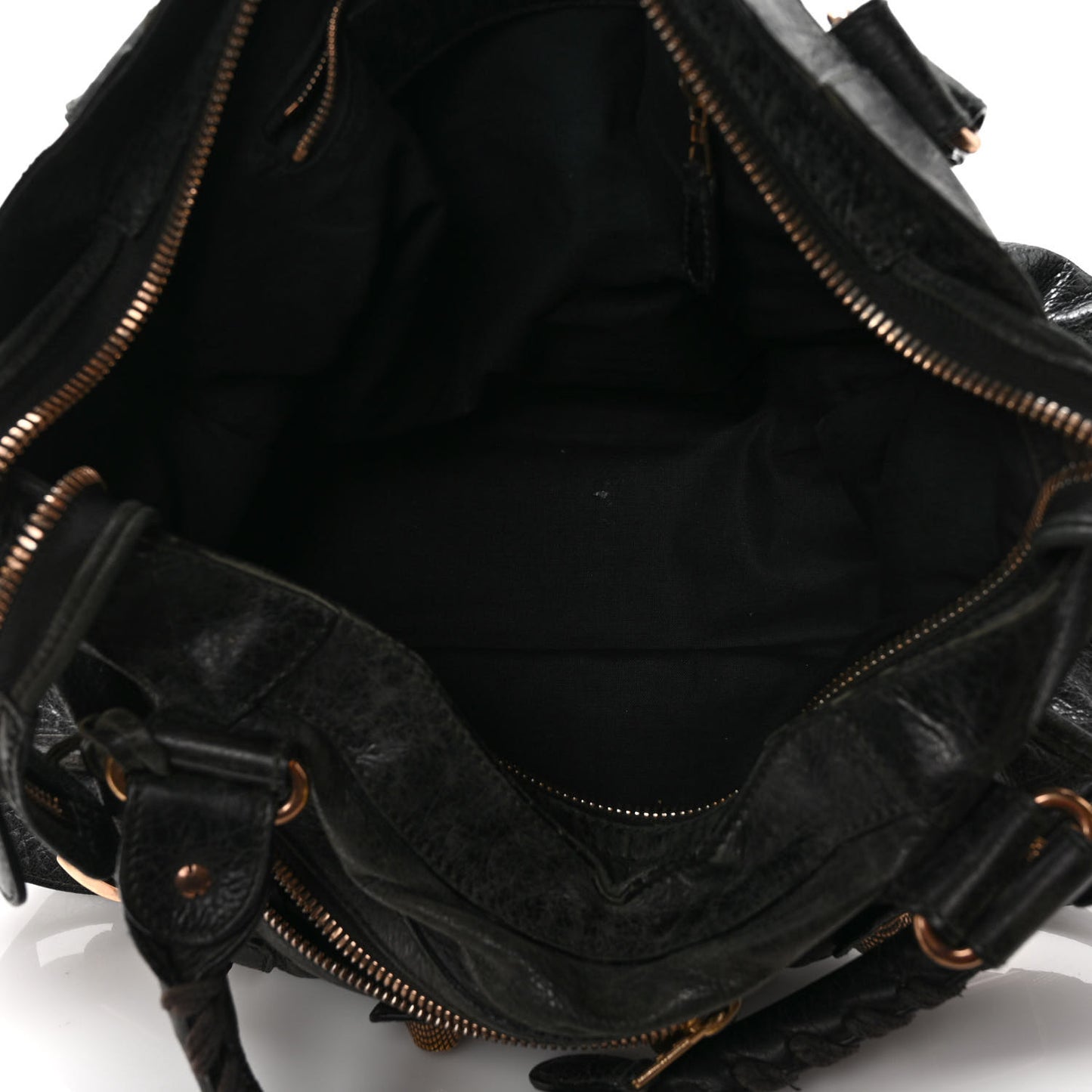 Agneau Giant 21 Rose Gold Hardware City Black