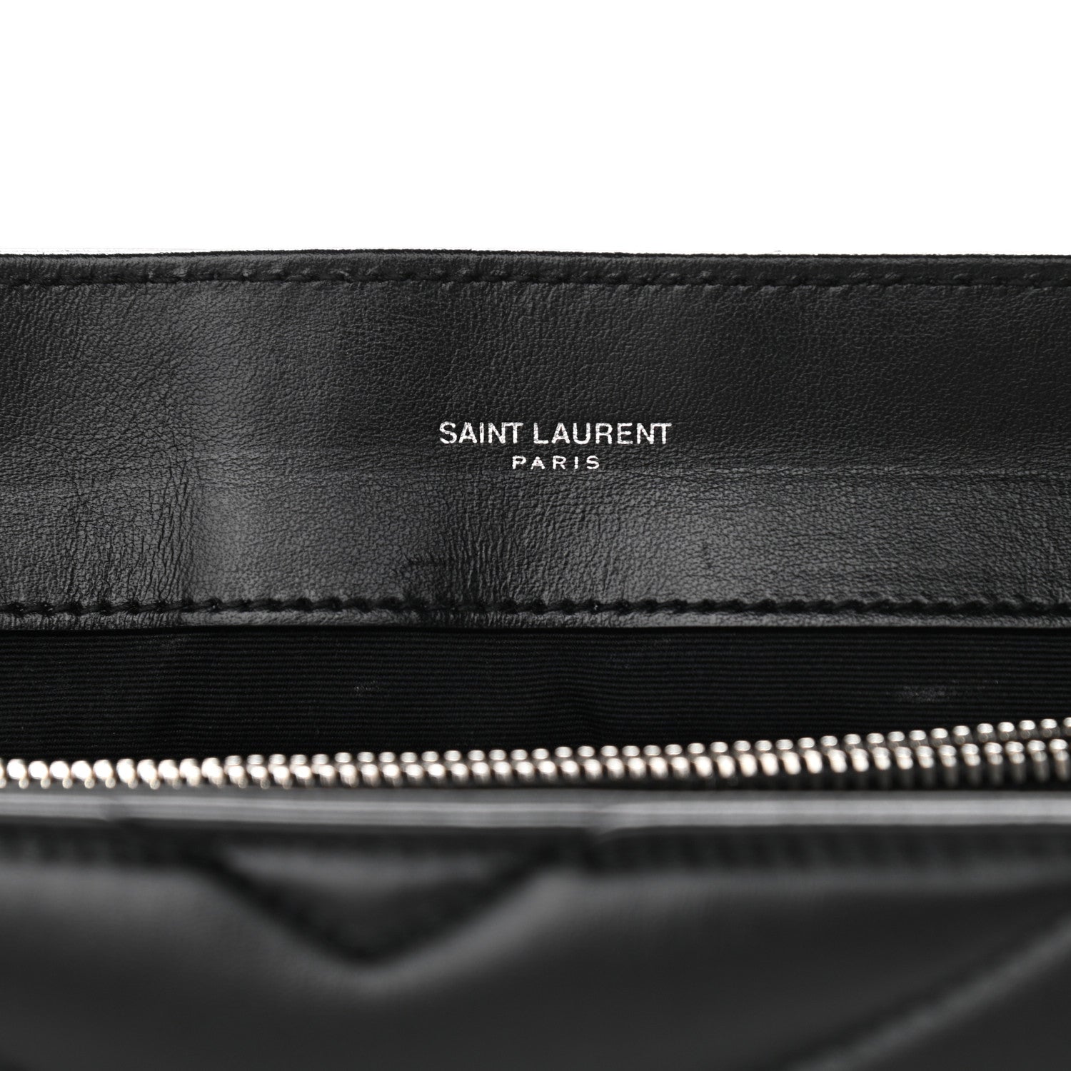 Saint Laurent Calfskin Y Quilted Monogram Large Loulou Chain Satchel Black 6 of 16