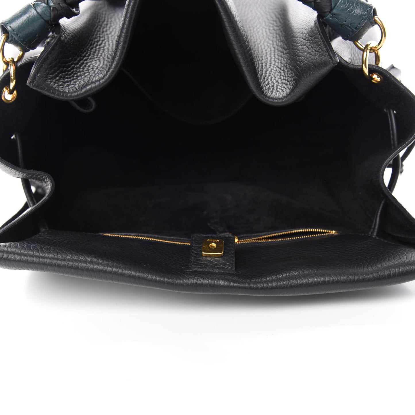 Heavy Grain Iris Tote Midnight Black